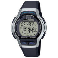 卡西歐男士手表石英機芯數字運動(dòng)表LED燈男表跑步者男表WS1000H-1 WS1000H-1A2V 37.5mm