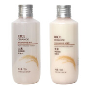 菲詩小鋪大米晶透保濕柔膚水乳液 兩件套水乳套裝 補水保濕面霜 護(hù)膚