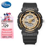 迪士尼（Disney）松松聯(lián)名多功能運(yùn)動(dòng)電子表夜光防水手表青少年學(xué)生兒童開學(xué)季禮物