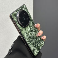 適用vivoXFold5手機殼榮耀MagicV5中軸華為mateX6折疊屏X3新X5復 【綠色】皮紋折疊中軸保護殼-貝殼紋 華為 Mate X6典藏版