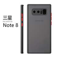 諾康士適用 三星note10手機殼note20ultra硅膠note10plus攝像頭全包邊防摔保護套 三星note8-黑色(鏡頭全包殼)