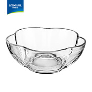 樂(lè )唯詩(shī)（LOVWISH） 玻璃碗透明曉碗煲茶色碗湯燉鍋家用多功能玻璃鍋餐具梅花小碗 梅花碗【透明款】260ml*1