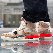 耐克（NIKE）男鞋女鞋aj312 AIR JORDAN LEGACY 情侶鞋子休閑運(yùn)動(dòng)高幫籃球鞋男 AV3922-126/AT4040-126 迷彩 37.5 GS