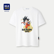 HLA海瀾之家短袖T恤男龍珠聯(lián)名系列純棉印花男夏HNTBJ2W071Y 米白花紋71 S 165/84A