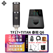 德律風(fēng)根（TELEFUNKEN） TF11 TF51 TF47 TF17專(zhuān)業(yè)錄音大振膜電容麥克風(fēng)電子管高端錄音棚錄音直播話(huà)筒套裝 TF17+泰坦Q6聲卡套裝