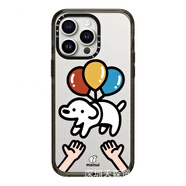 CASE-MATEcasetify小狗狗適用iphone16Pro蘋果15Pro max手機殼12防摔13 黑框·升級版亞克力【彩色氣球狗狗】 IP15ProMax