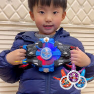 卡卡鸭奥特能量超人罗布曼超人变身器光轮罗索布鲁水晶儿童玩具礼品