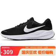 耐克NIKE男子跑步鞋REVOLUTION 7運(yùn)動(dòng)鞋F(xiàn)B2207-001黑白43