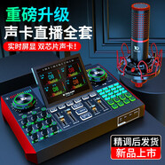 十盞燈P10 48V大振膜手機(jī)電腦聲卡套裝 K歌主播外置電容麥克風(fēng)直播喊麥錄音K歌主播麥克風(fēng)話筒設(shè)備 P10【專業(yè)48V大振膜】+G10聲卡套裝
