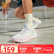 361°361度籃球鞋男鞋BIG3TEAM SE夏秋季新款革網(wǎng)面透氣學(xué)生實戰(zhàn)訓(xùn)練鞋 白蛇【2.0輕透】 40