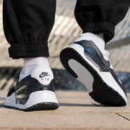 耐克（NIKE）官方艦店男鞋秋季新款運動(dòng)鞋AIR MAX氣墊鞋復古休閑鞋緩震跑步鞋 DM9537-103/AIR MAX/白黑 43