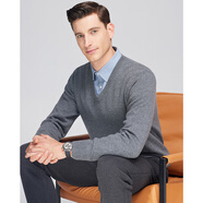 兔皇2025秋冬男士新品V領(lǐng)套頭純羊毛毛衣商務(wù)休閑羊毛衫TM249999