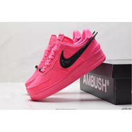 空軍一號AMBUSH聯(lián)名紙飛機黑武士板鞋男女情侶鞋莆田小白鞋小黑鞋 熒光粉飛機 36