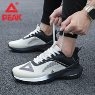 匹克（PEAK）態(tài)極3.0跑步鞋男春季新款網(wǎng)面透氣輕便運(yùn)動(dòng)鞋時(shí)尚百搭通勤跑鞋 米白/黑色 40