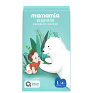 媽媽米婭（Mamamia）紙尿褲超薄透氣瞬吸干爽尿不濕新生兒男女寶寶通用尿褲親膚 紙尿褲試用裝L碼4片 1包