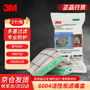 3M6004CN濾毒盒 防毒面具配件防多種有毒氣體 2個/包