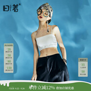 日著原創(chuàng)女裝2024修身氣質(zhì)百搭內(nèi)搭打底吊帶抹胸背心 影白 M