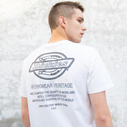 Dickies【經(jīng)典款】短袖純棉舒適男女同款LOGO印花無(wú)憂(yōu)搭T恤男7310 白色 （常規版型） XL