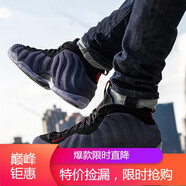 耐克（NIKE）男鞋F(xiàn)oamposite末日博士泡藍(lán)海岸泡液態(tài)金泡鮑魚噴實戰(zhàn)籃球鞋 314996-404 丹寧牛仔紫噴 40