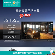 海信電視55H55E 4K超高清超薄全面屏智慧屏酒店液晶平板電視機(jī) 55英寸 55英寸
