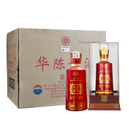 茅臺（MOUTAI）【2013年】貴州茅臺股份有限公司 華陳醬酒 醬香型白酒53度禮盒裝 喜樽 500ml*6瓶整箱裝 陳年老酒