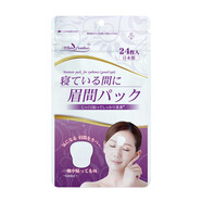 白羽毛日本Whitefeather白羽毛緊致法令紋川字紋眉間睡眠美容面膜貼 川字紋眉間貼葫蘆型24枚