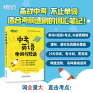 新東方 中考英語單詞與短語 重難點高頻真題詞匯詞組派生詞 附朗讀音頻