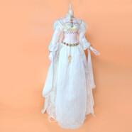 德必勝60厘米3分BJD娃娃換裝衣服套裝服飾禮服SD玩具洋娃娃服裝公主裙子 鳳仙子衣服（不含娃娃和頭飾） 適合60厘米高3分娃