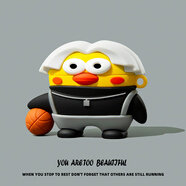 紀皓airpods3保護殼airpodspro2保護套蘋(píng)果ipod二代pro2無(wú)線(xiàn)藍牙耳機套3三代airpod硅膠軟殼 【籃球坤】送掛鉤 蘋(píng)果 AirPods Pro2