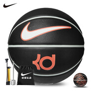 耐克（NIKE）橡膠籃球KD杜蘭特聯(lián)名室外7號耐磨水泥地室內(nèi)室外nike藍球街球 杜蘭特黑N0002247030 7號