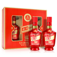 五糧液（WULIANGYE） 52度 濃香型白酒 金鉑禮盒白酒禮盒500ml*2瓶