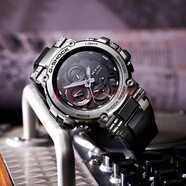 卡西歐（CASIO）手表 G-SHOCK MTG系列高端商務(wù)六局電波太陽(yáng)能藍(lán)牙防震男士手表 MTGB1000-1A兩種校時(shí)模式