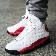 耐克（NIKE）男女鞋新款 AIR JORDAN AJ13高幫芝加哥運(yùn)動(dòng)鞋實(shí)戰(zhàn)籃球鞋 414571-414574-122 白紅 36