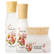 希諾絲（SEALUXE）花蜜水乳液精華面霜4件套綠葉化妝品套裝禮盒 專(zhuān)柜旗艦正品直營(yíng) 水乳霜3件套