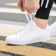 耐克（NIKE）男鞋春季新款COURT低幫運動(dòng)鞋休閑鞋防滑耐磨板鞋BQ4222 BQ4222-101/COURT全白 42
