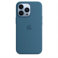 蘋果原裝手機(jī)殼iPhone13promax液態(tài)硅膠殼簡(jiǎn)約防摔 雀羽藍(lán)色 /支持magsafe/帶動(dòng)畫 iPhone13ProMax