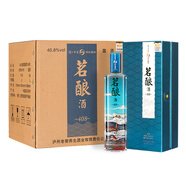 瀘州老窖【酒廠直供】茗釀商務(wù)宴請禮盒露酒茗釀酒 禮物 送長輩白酒 500ml 40.8度 500mL 6瓶 （茗釀408整箱）