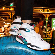 耐克（NIKE）新款男鞋Air Jordan 8 AJ8 喬8 高幫運(yùn)動(dòng)籃球鞋BQ7666-100 305381-113  南海岸 40