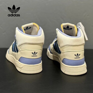 阿迪達(dá)斯 （adidas）三葉草休閑鞋女鞋2025秋季新款運(yùn)動鞋百搭高幫防滑板鞋IH2180 IH2180米白藍(lán) 36.5