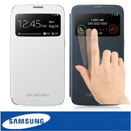 SAMSUNG三星i9200原裝皮套 i9200手機殼 i9208智能套 i9205 P729保護套 白色