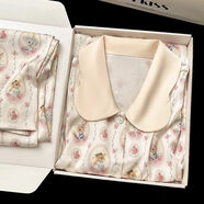 SONDR2025新款高級感春秋款睡衣女夏季長(cháng)袖薄款女士家居服兩件套裝 套裝長(cháng)款【萌兔】 2XL  推薦120-150斤