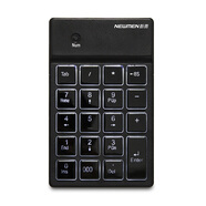 新貴TK028藍牙數字小鍵盤(pán)藍牙款可充電筆記本手機財務(wù)會(huì )計外接充電發(fā)光無(wú)線(xiàn)鍵盤(pán) 黑色