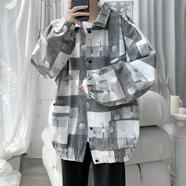 尤芮軻胖哥M-5XL肥佬230斤日系大碼男士工裝夾克春秋季新款情侶棒球服男生外套秋裝潮牌寬松 灰色 3XL