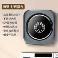 德姆勒 DEMULLER德姆勒小型迷你全自動(dòng)壁掛滾筒洗衣機(jī)洗烘一體機(jī) 閃耀銀洗脫+溫煮洗+烘干包安裝