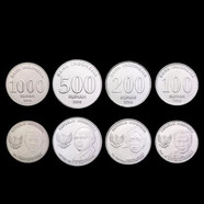 印度尼西亞紙幣 硬幣 印尼錢(qián)幣 外國  全新UNC 100.200.500.1000盧布硬幣各1枚