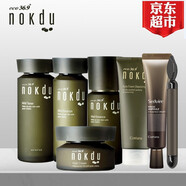 nokdu eco 36.9° 韓國高麗雅娜綠豆nokdu美顏柔膚護(hù)膚品套裝洗面奶水乳精華霜專 潔面+水+乳液+精華 40ml 面霜+眼霜
