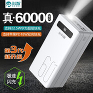 科智充電寶22.5超級(jí)快充60000毫安戶外移動(dòng)電源兼容PD20W雙向快充適用蘋果16華為榮耀小米三星手機(jī) 戰(zhàn)神【22.5W超級(jí)雙向快充+全新升級(jí)】
