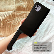 安俊晟菜刀型手機殼蘋果15搞怪iPhone14創(chuàng)意12惡搞1311網(wǎng)紅xr女8男 炫酷黑色網(wǎng)紅菜刀殼 蘋果6s Plus