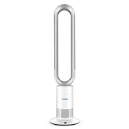榮芝（RONGZHI） RONGEO取暖器電暖器辦公室臥室家用無葉暖風(fēng)機便攜式冷暖兩用款無葉風(fēng)扇 象牙白標準款【單自然風(fēng)】