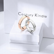 CENTURY& KINDLE滿天星戒指女簡(jiǎn)約素圈戒指男潮流個(gè)性情侶戒指一對(duì)戒子刻字閉口 素圈一對(duì)【備注圈號(hào)和顏色】 一對(duì)【備注圈號(hào)和顏色】